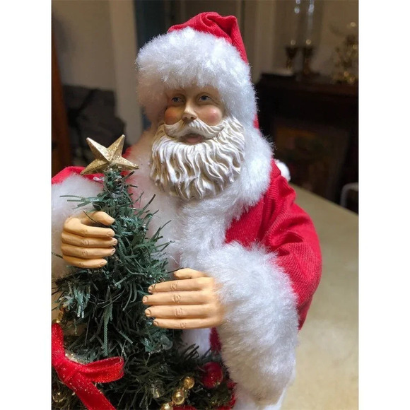 Possible Dreams Santa Claus with Christmas Tree & Puppy Figurine Holiday Decor - Picture 2 of 9